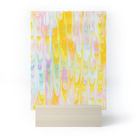SunshineCanteen marbled pastel dreams Mini Art Print