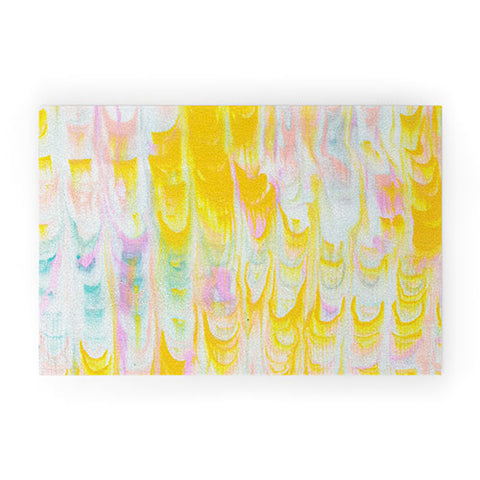 SunshineCanteen marbled pastel dreams Welcome Mat