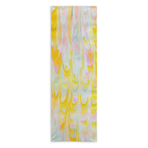 SunshineCanteen marbled pastel dreams Yoga Towel