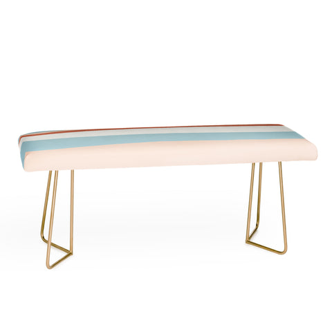 SunshineCanteen mesa desert pastel stripes Bench