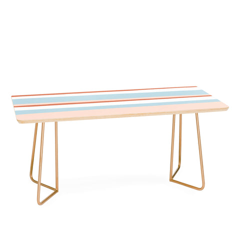 SunshineCanteen mesa desert pastel stripes Coffee Table