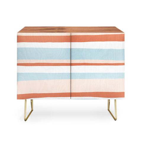 SunshineCanteen mesa desert pastel stripes Credenza