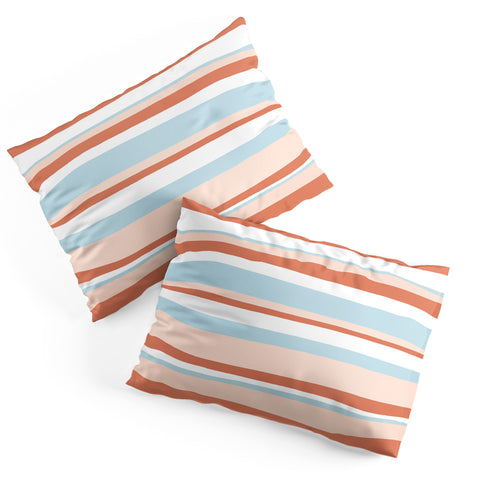 SunshineCanteen mesa desert pastel stripes Pillow Shams