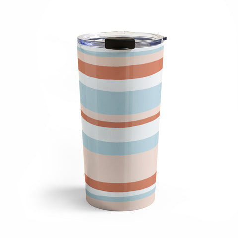 SunshineCanteen mesa desert pastel stripes Travel Mug
