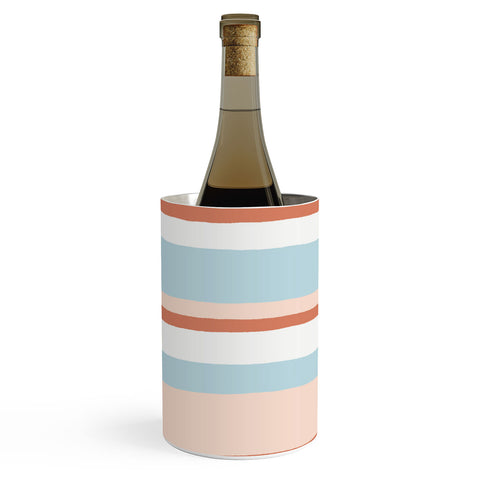 SunshineCanteen mesa desert pastel stripes Wine Chiller