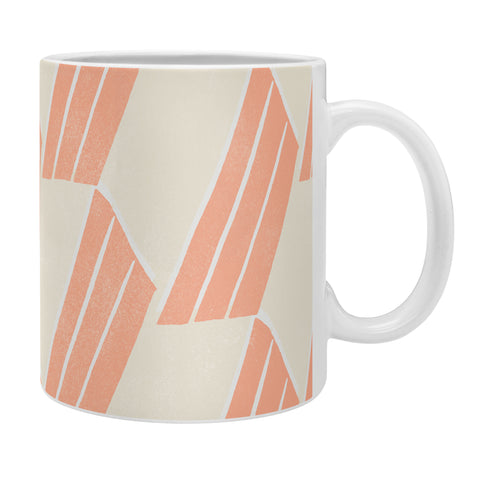 SunshineCanteen minimalist pink hex tile Coffee Mug