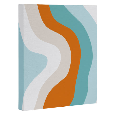 SunshineCanteen moab teal Art Canvas
