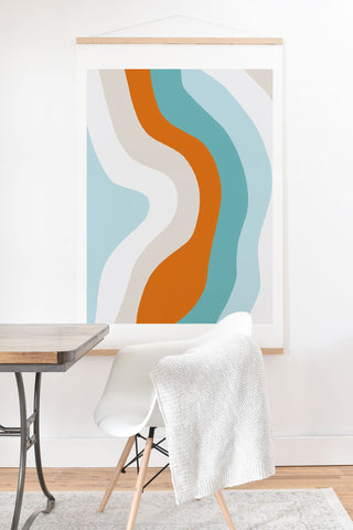 SunshineCanteen moab teal Art Print And Hanger