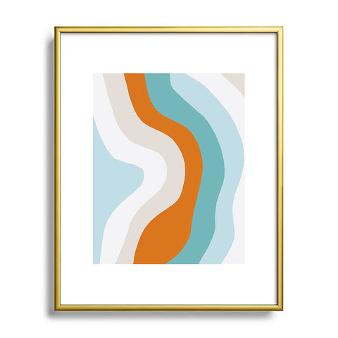 SunshineCanteen moab teal Metal Framed Art Print