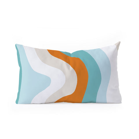 SunshineCanteen moab teal Oblong Throw Pillow