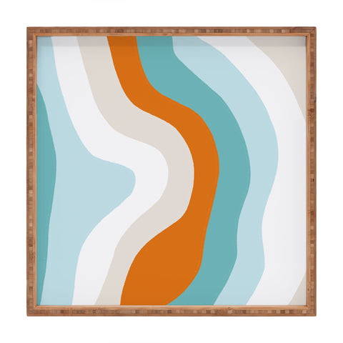 SunshineCanteen moab teal Square Tray