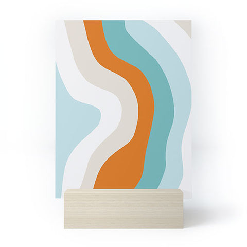 SunshineCanteen moab teal Mini Art Print