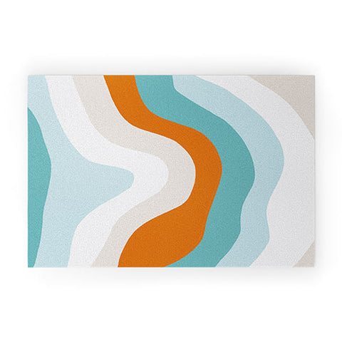 SunshineCanteen moab teal Welcome Mat