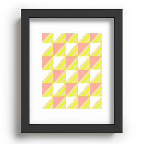 SunshineCanteen Modern Checkerboard Recessed Framing Rectangle
