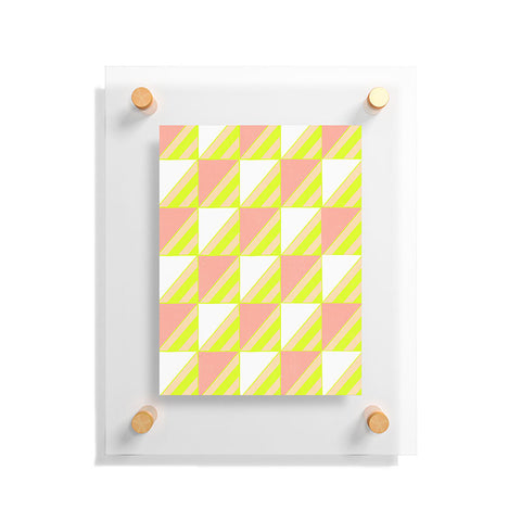 SunshineCanteen Modern Checkerboard Floating Acrylic Print