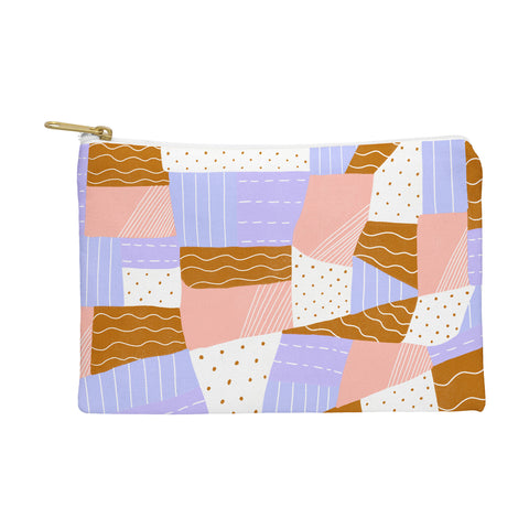 SunshineCanteen modern quilt lilac Pouch