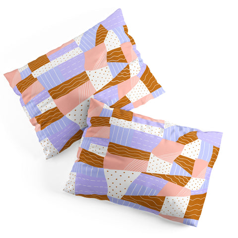 SunshineCanteen modern quilt lilac Pillow Shams