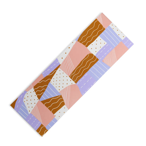 SunshineCanteen modern quilt lilac Yoga Mat