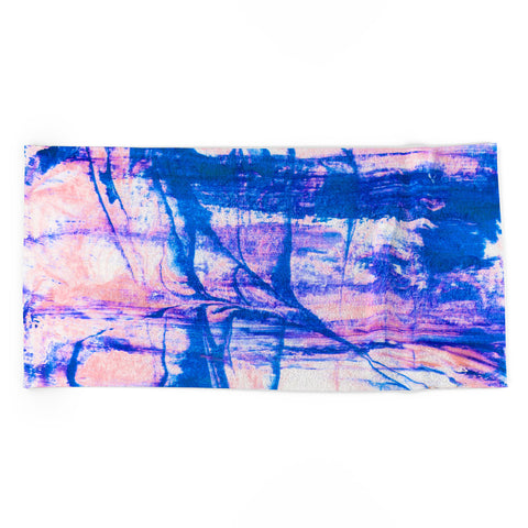 SunshineCanteen modern tie dye Beach Towel
