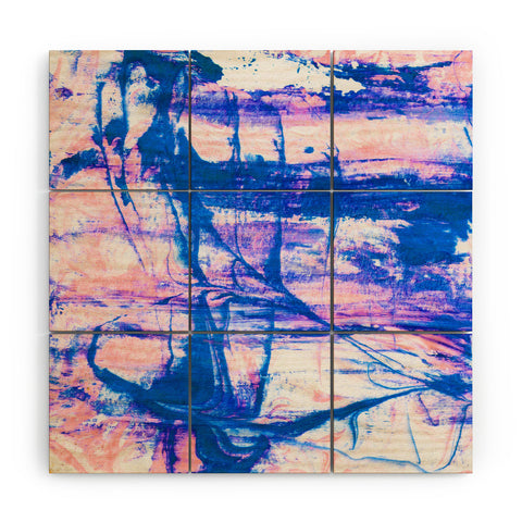 SunshineCanteen modern tie dye Wood Wall Mural