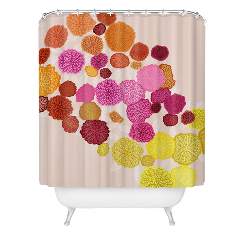 SunshineCanteen mums the word Shower Curtain