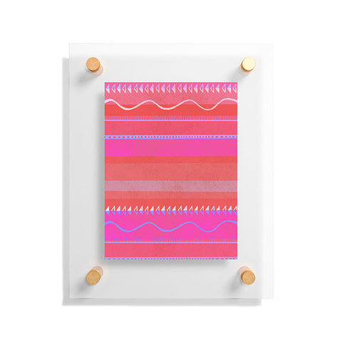 SunshineCanteen Nayarit pink Floating Acrylic Print
