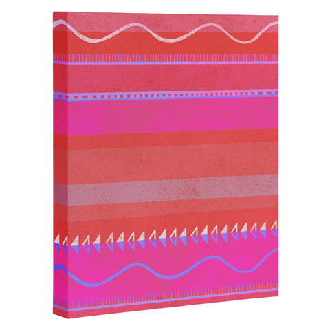 SunshineCanteen Nayarit pink Art Canvas