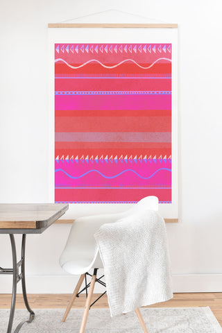 SunshineCanteen Nayarit pink Art Print And Hanger