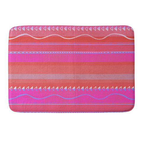 SunshineCanteen Nayarit pink Memory Foam Bath Mat