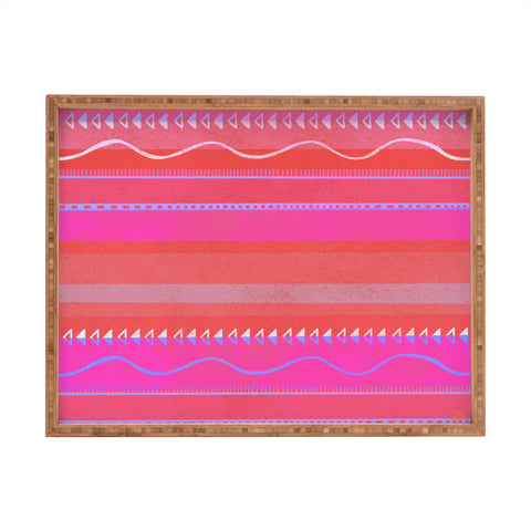 SunshineCanteen Nayarit pink Rectangular Tray