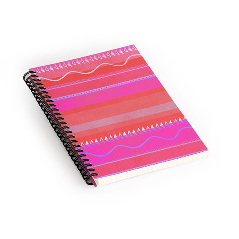 SunshineCanteen Nayarit pink Spiral Notebook