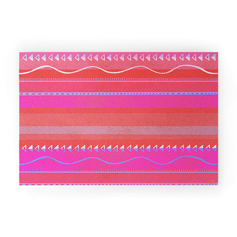 SunshineCanteen Nayarit pink Welcome Mat