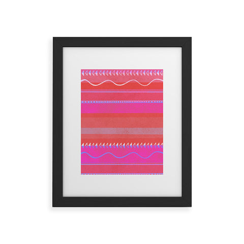 SunshineCanteen Nayarit pink Framed Art Print