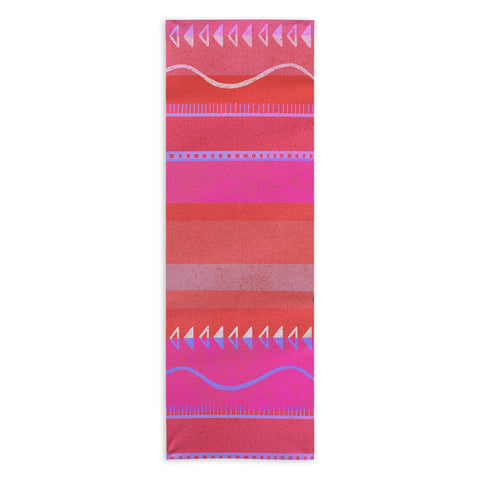 SunshineCanteen Nayarit pink Yoga Towel