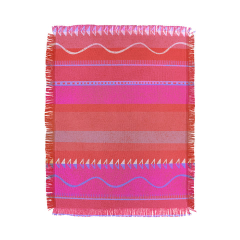 SunshineCanteen Nayarit pink Throw Blanket