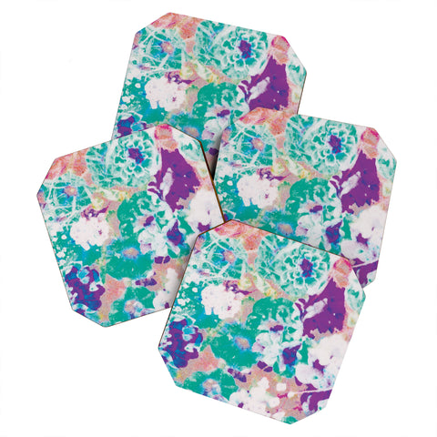 SunshineCanteen oilcloth florals Coaster Set