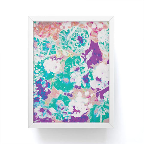 SunshineCanteen oilcloth florals Framed Mini Art Print