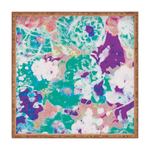 SunshineCanteen oilcloth florals Square Tray