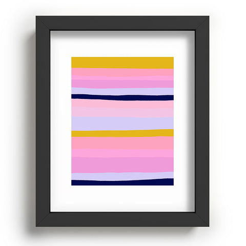 SunshineCanteen ojai stripes Recessed Framing Rectangle