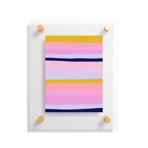 SunshineCanteen ojai stripes Floating Acrylic Print