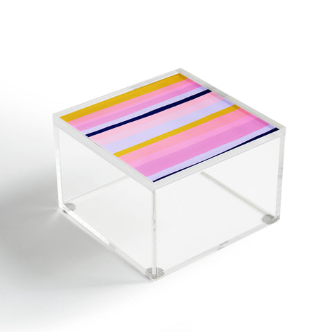 SunshineCanteen ojai stripes Acrylic Box