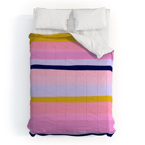 SunshineCanteen ojai stripes Comforter