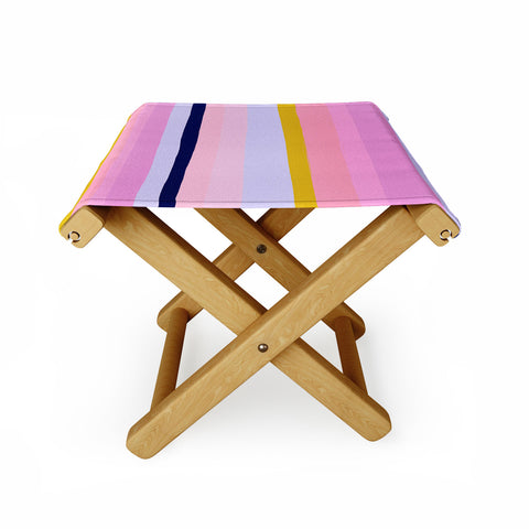 SunshineCanteen ojai stripes Folding Stool