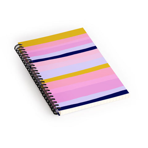 SunshineCanteen ojai stripes Spiral Notebook