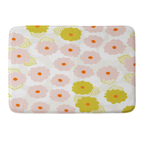 SunshineCanteen olivia flower child Memory Foam Bath Mat