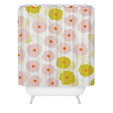 SunshineCanteen olivia flower child Shower Curtain