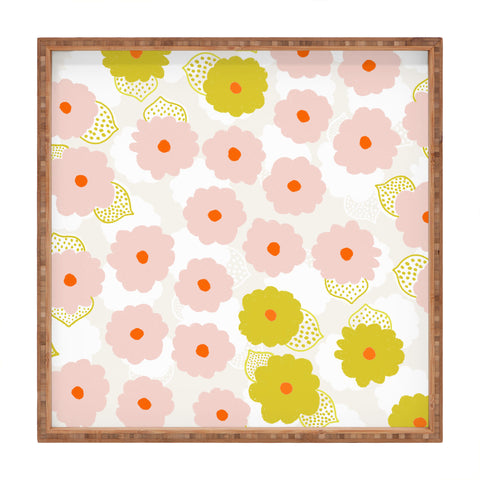 SunshineCanteen olivia flower child Square Tray