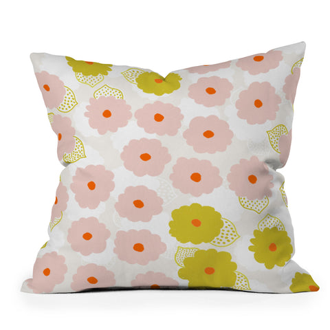 SunshineCanteen olivia flower child Throw Pillow