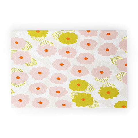 SunshineCanteen olivia flower child Welcome Mat