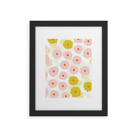 SunshineCanteen olivia flower child Framed Art Print